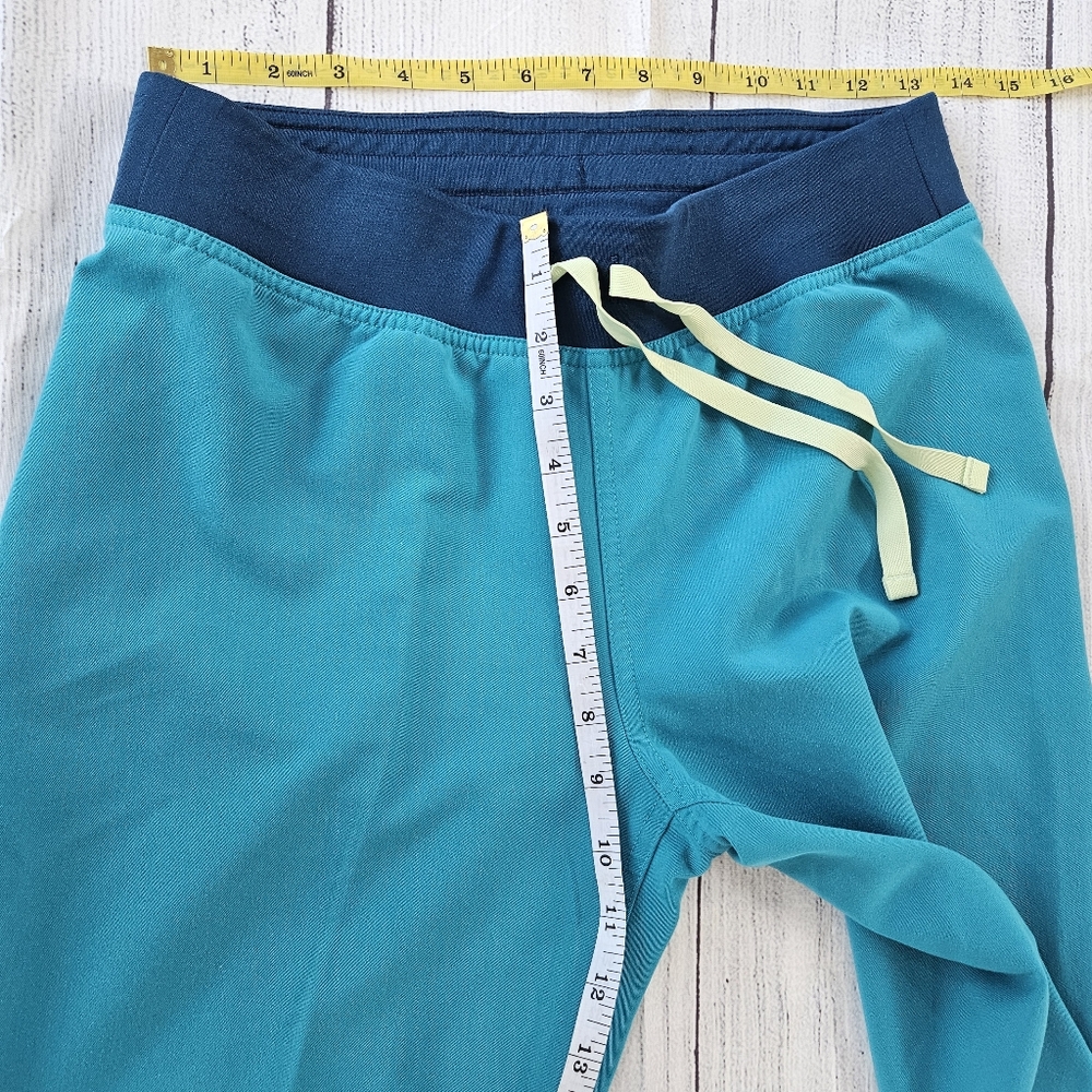 Tall Figs Pants Women's XS Tall, Teal, Good Used Condition GUC - Picture 6 of 10